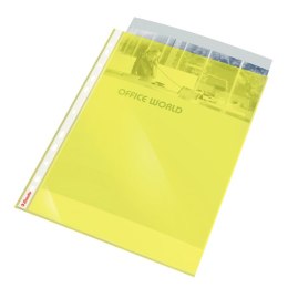 Koszulki krystaliczne, kolorowe A4 Esselte, żółty / 55 mic., 10 szt., 47201