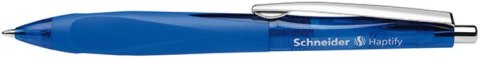 Długopis automatyczny SCHNEIDER Haptify, M, niebieski
