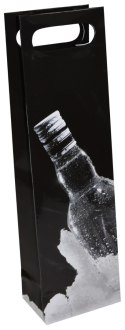 Torebka na alkohol OFFICE PRODUCTS, laminowana, 12x8x41,5cm, z rączką, mix wzorów
