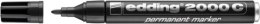 Marker permanentny e-2000c EDDING, 1,5-3mm, czarny