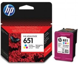 Tusz HP 651 C2P11AE kolor Deskjet 5645 / 300 str