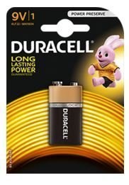 Bateria Basic 9V K1 DURACELL 4520117 6LR61