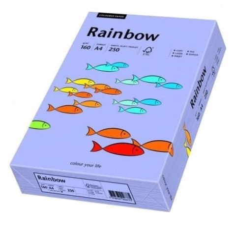 Papier xero A4/160g fiolet R60 RAINBOW 88042571 250ark