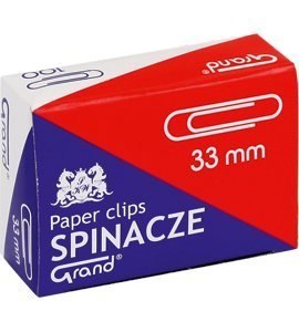 Spinacz R-33 mm GRAND 10op x 100sztuk 110-1382