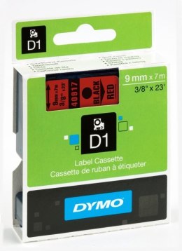 Taśma DYMO D1 - 9 mm x 7 m, czarny / czerwony S0720720 do drukarek etykiet