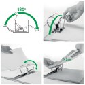 Segregator z mechanizmem WOW Leitz 180, A4/80mm, czarny 10050095