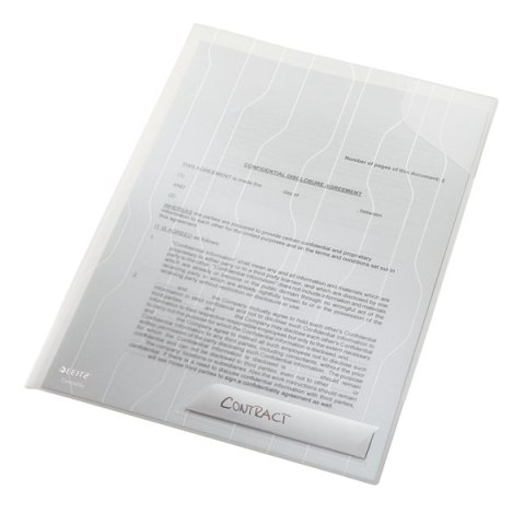 Folder_LEITZ Combifile usztywniony biały przezroczty (3szt) 47280003