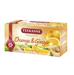 Herbata TEEKANNE FRESH Orange & Ginger 20t owocowa