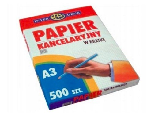 Papier kancelaryjny A3 kratka (500) INTERDRUK