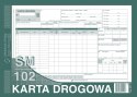 801-1 Karta drogowa SM/102 (samochód ciężarowy) A4 offset MICHALCZYK