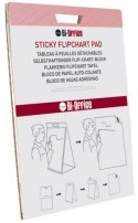 Flipchart-blok BI-OFFICE, samoprzylepny, 50x58,5cm, gładki