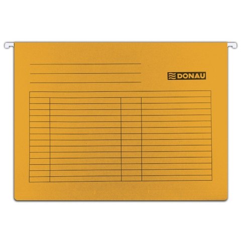 Teczka zawieszkowa DONAU, A4, 230gsm, pomarańczowa