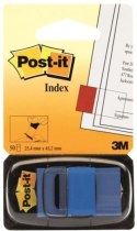 Zakładki indeksujące POST-IT® (680-2), PP, 25,4x43,2mm, 50 kart., niebieskie