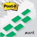 Zakładki indeksujące POST-IT® (680-3), PP, 25,4x43,2mm, 50 kart., zielone