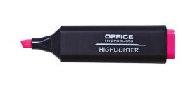 Zakreślacz fluorescencyjny OFFICE PRODUCTS, 1-5mm (linia), różowy