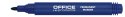 Marker permanentny OFFICE PRODUCTS, okrągły, 1-3mm (linia), niebieski