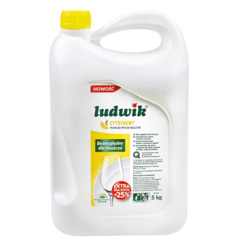 Płyn do mycia naczyń LUDWIK Cytryna, 5l