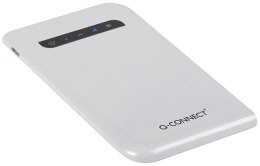 Powerbank, ładowarka przenośna Q-CONNECT, 3. 000 mAh, srebrna