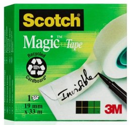 Taśma biurowa SCOTCH® Magic™ (810), matowa, 19mm, 33m