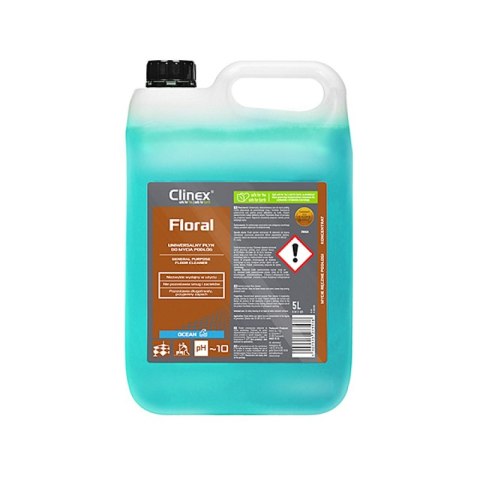 Uniwersalny płyn CLINEX Floral Ocean 5L, do mycia podłóg