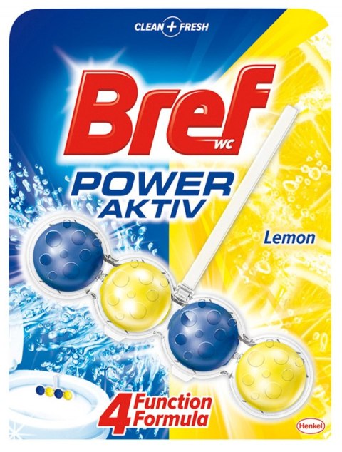 Kulki toaletowe BREF Power Aktiv Lemon, 50g