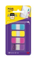 Zakładki indeksujące POST-IT® do archiwizacji (676-AYPV), PP, silne, 15,8x38,1mm, 4x10 szt., mix kolorów