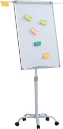 Flipchart mobilny OFFICE PRODUCTS, 70x100cm, tablica suchoś. -magn., aluminiowa rama, z wyciąganymi ramionami