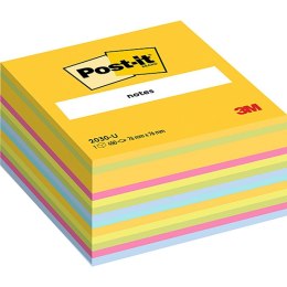 Kostka samoprzylepna POST-IT® (2030-U), 76x76mm, 1x450 kart., kolorowa