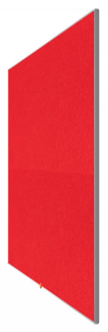 Tablica filcowa NOBO, 72x41cm, panoramiczna 32", czerwona