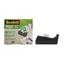 Taśma biurowa SCOTCH® Magic™ Greener Choice (9-1933R3C38), matowa, 19mm, 33m, 3szt., podajnik C-38 GRATIS