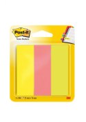 Zakładki indeksujące POST-IT® (671/3), papier, 25x76mm, 3x100 kart., mix kolorów