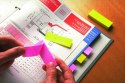 Znaczniki POST-IT® (670/5), papier, 15x50mm, 5x100 kart., mix kolorów neonowy