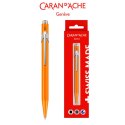 Długopis CARAN D'ACHE 849 Gift Box Fluo Line Orange, pomarańczowy