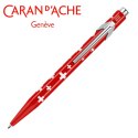 Długopis CARAN D'ACHE 849 Swiss Flag, M, czerwony