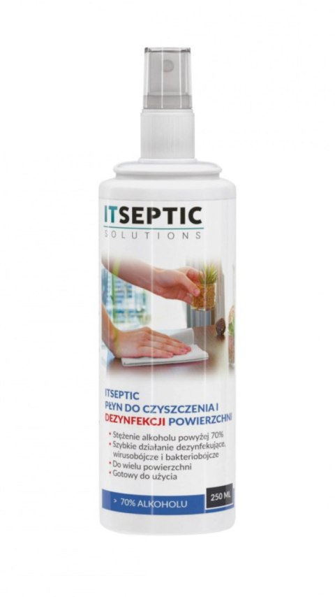 Płyn do czyszczenia i dezynfekcji powierzchni ITSEPTIC, 250ml