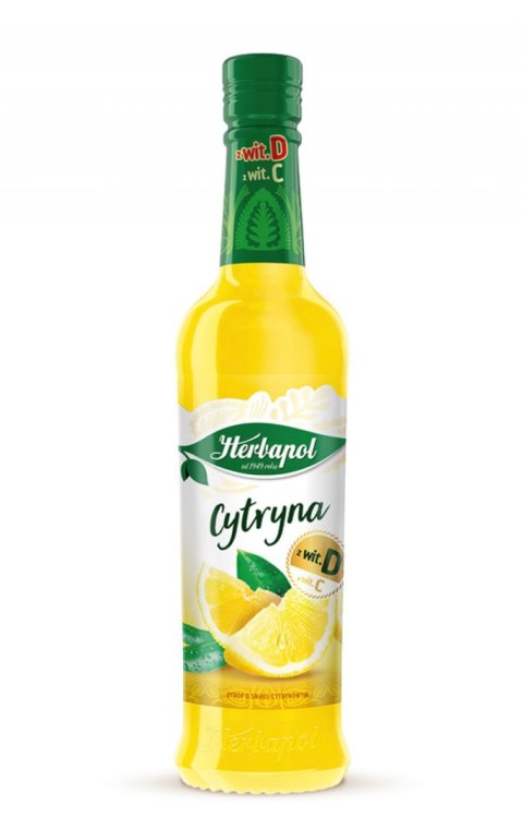 Syrop HERBAPOL Owocowa Spiżarnia, 420 ml, cytrynowy