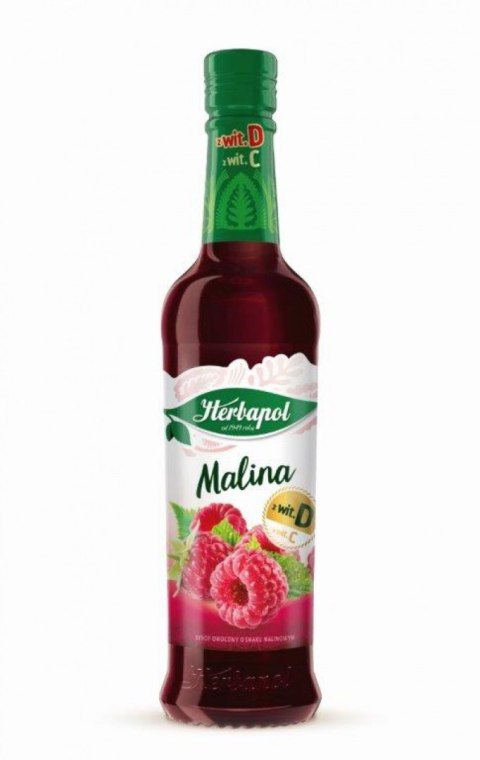 Syrop HERBAPOL Owocowa Spiżarnia, 420 ml, malinowy