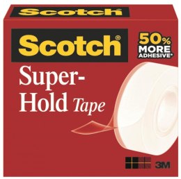 Taśma biurowa SCOTCH® Super-Hold, (700K), super mocna, 19mm, 25,4m, transparentna