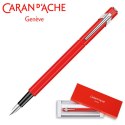 Pióro wieczne CARAN D'ACHE 849, F, czerwone