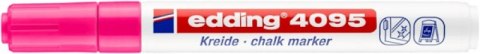 Marker kredowy e-4095 EDDING, 2-3 mm, różowy neonowy