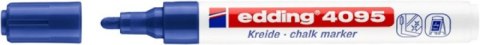 Marker kredowy e-4095 EDDING, 2-3mm, niebieski