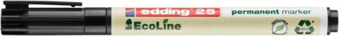 Marker permanentny e-25 EDDING ecoline, 1mm, czarny