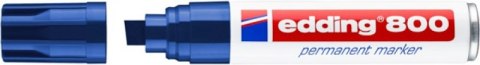 Marker permanentny e-800 EDDING, 4-12mm, niebieski