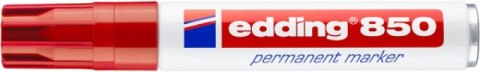Marker permanentny e-850 EDDING, 5-15 mm, czerwony