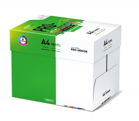 Papier ksero PRO-DESIGN FSC, satynowany, klasa A++, A4, 168CIE, 90gsm, 500 ark.