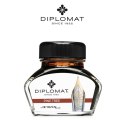 Atrament do piór wiecznych DIPLOMAT, w kałamarzu, 30 ml, brązowy