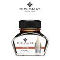 Atrament do piór wiecznych DIPLOMAT, w kałamarzu, 30 ml, karmelowy