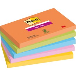 Karteczki samoprzylepne Post-it® Super Sticky, BOOST, 76x127mm, 5x90 kart.