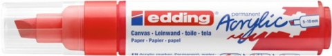 Marker akrylowy e-5000 EDDING, 5-10 mm, matowa czerwień