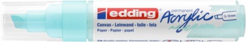 Marker akrylowy e-5000 EDDING, 5-10 mm, matowy niebieski pastel